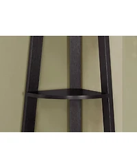 Wooden 5-Tier Corner Bookshelf – Space-Efficient Display Stand for Home or Office