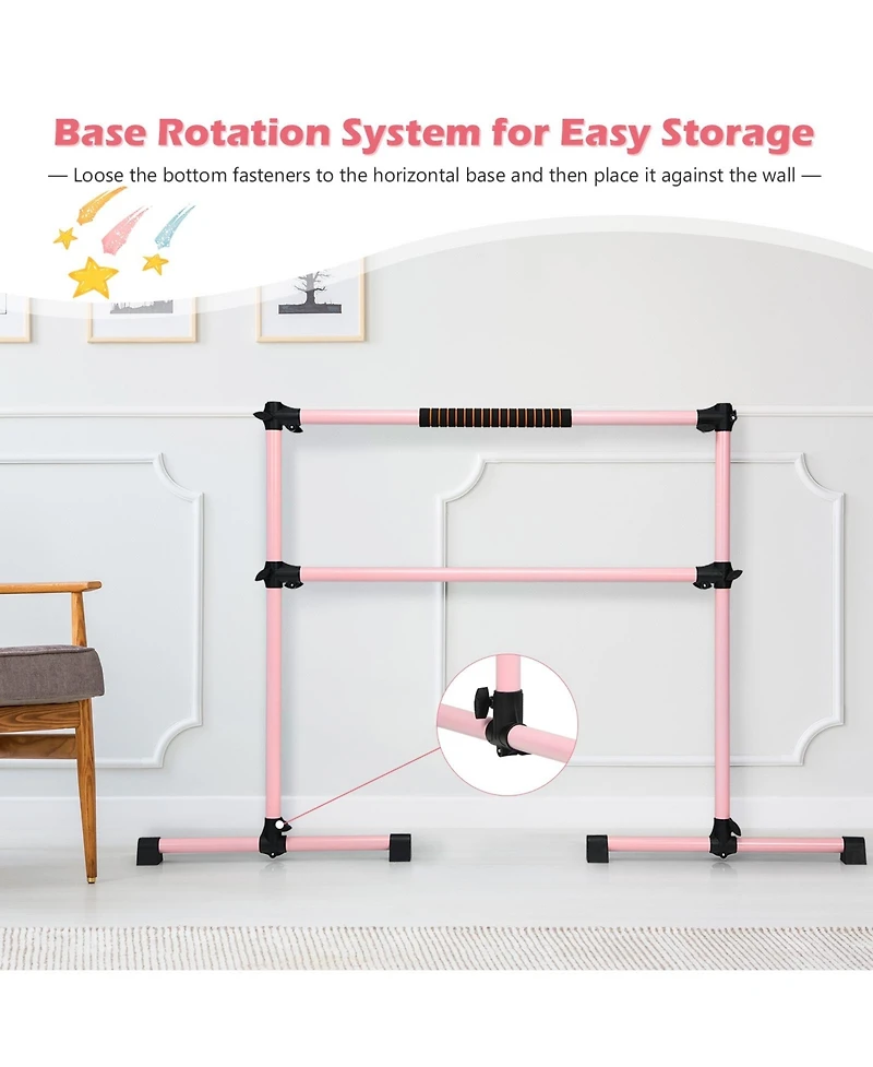 Portable Ballet Barre with Adjustable Height – Compact and Easy to Store