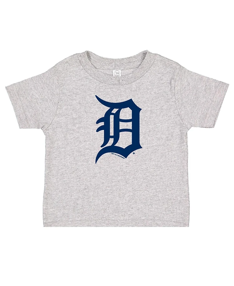 Soft As A Grape Toddler 2-Pack Navy/Heather Gray Detroit Tigers Cooperstown Collection T-Shirt Set