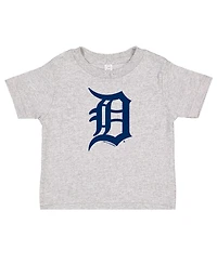Soft As A Grape Toddler 2-Pack Navy/Heather Gray Detroit Tigers Cooperstown Collection T-Shirt Set