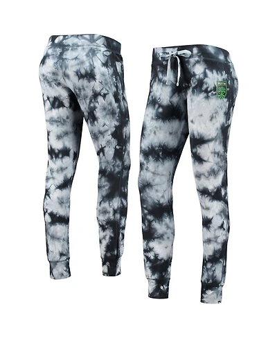 5th & Ocean Women's by New Era Black Austin Fc Tie-Dye Pants
