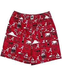 Wes & Willy Big Boys and Girls Crimson Alabama Tide Luau Swimsuit