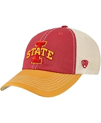 Top of the World Men's Cardinal/Gold Iowa State Cyclones Off Road Adjustable Trucker Hat
