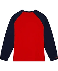 Mitchell & Ness Men's Orange Virginia Cavaliers Legendary Slub Raglan Long Sleeve T-Shirt
