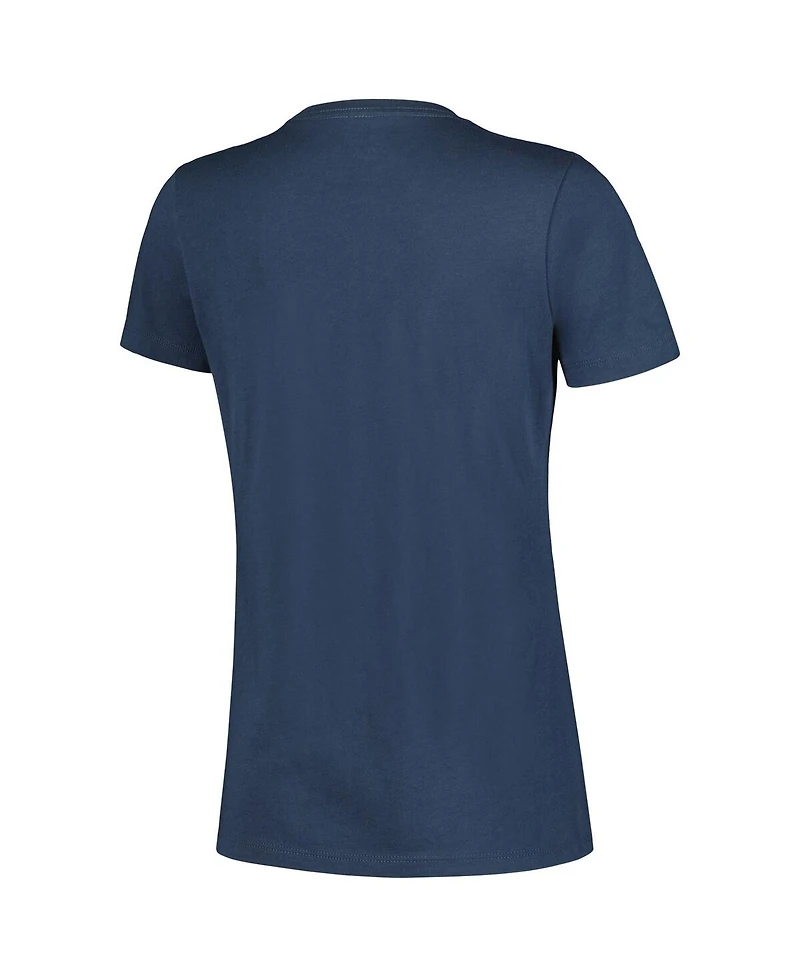 Image One Women's Navy Auburn Tigers Repeat Slogan Boyfriend T-Shirt