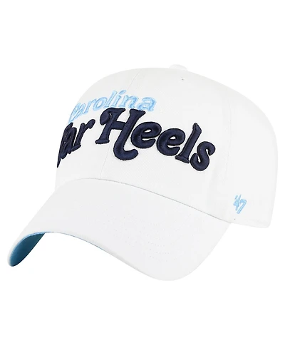 '47 Brand Women's White North Carolina Tar Heels Pensacola Clean Up Adjustable Hat