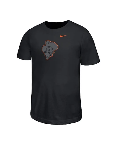 Nike Big Boys and Girls Black Oklahoma State Cowboys Legend Color Pop Performance T-Shirt