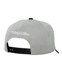 Mitchell & Ness Men's Gray/Black Los Angeles Kings Underarch Two-Tone Pro Crown Snapback Hat