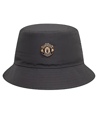 New Era Men's Gray Manchester United Bronze Bucket Hat