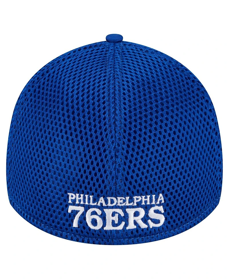 New Era Men's Royal Philadelphia 76ers Subtle Camo 39THIRTY Flex Hat