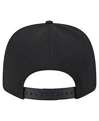 New Era Men's Black Iowa Hawkeyes Game Day Multi-Rope 9SEVENTY Stretch-Snap Hat