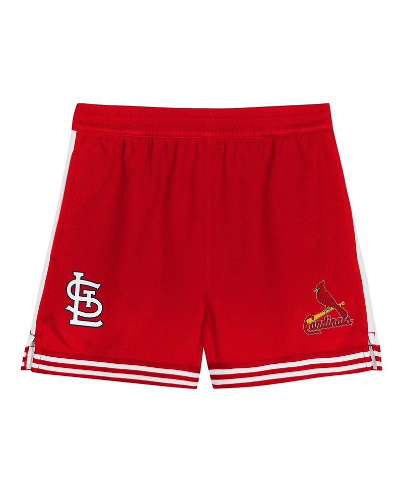 Outerstuff Preschool 2-Piece Red St. Louis Cardinals Hitter Infielder Set