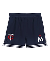 Outerstuff Toddler Red/Navy Minnesota Twins Pinch Hitter Infielder T-Shirt and Shorts Set