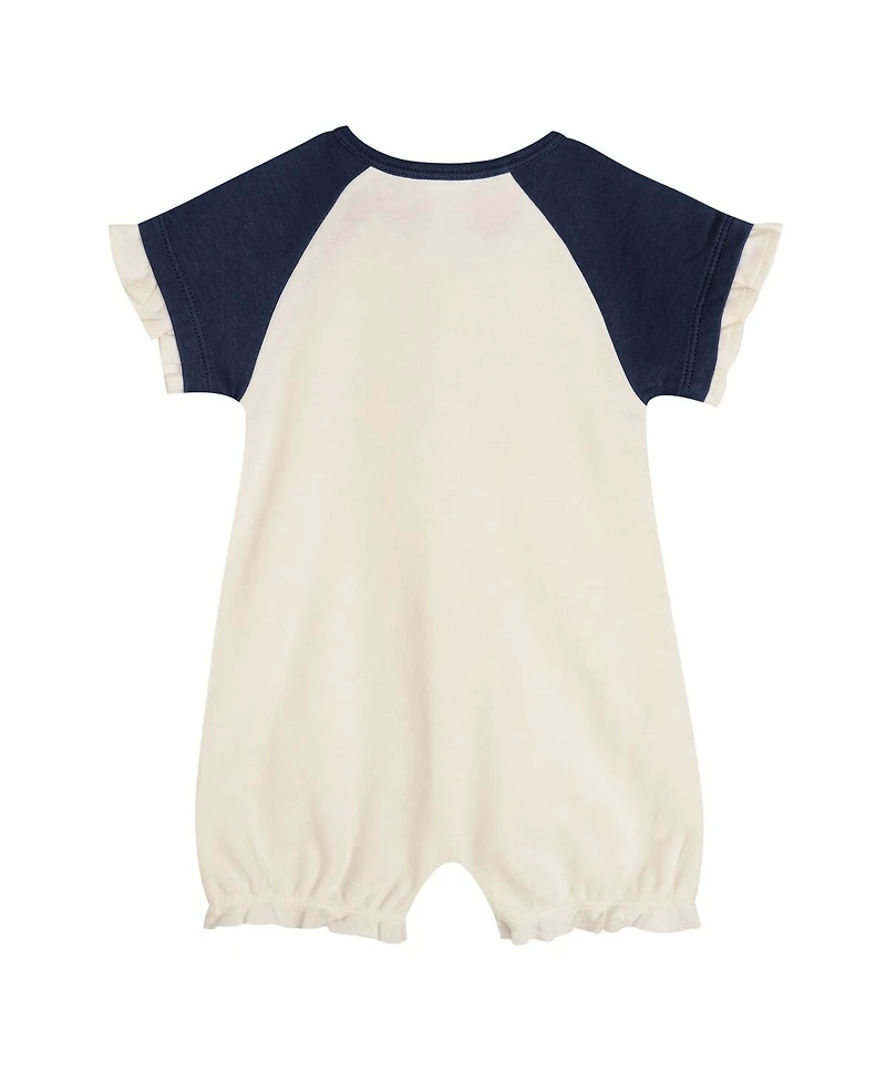 Outerstuff Baby Boys and Girls White Los Angeles Angels Slide Run Raglan Coveralls