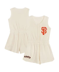 Outerstuff Toddler Cream San Francisco Giants Power Tank Romper