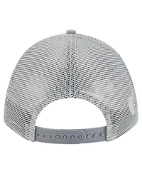 New Era Men's Gray Athletics Color Pack A-Frame 9FORTY Trucker Adjustable Hat
