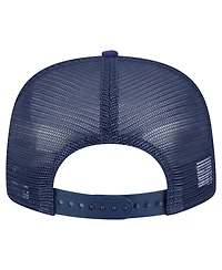New Era Men's Navy Tampa Bay Rays Adventure Pattern Golfer Trucker Snapback Hat