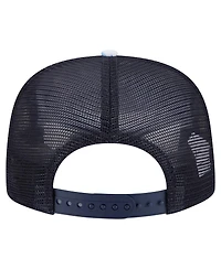 New Era Men's Navy New York Yankees Adventure Pattern Golfer Trucker Snapback Hat