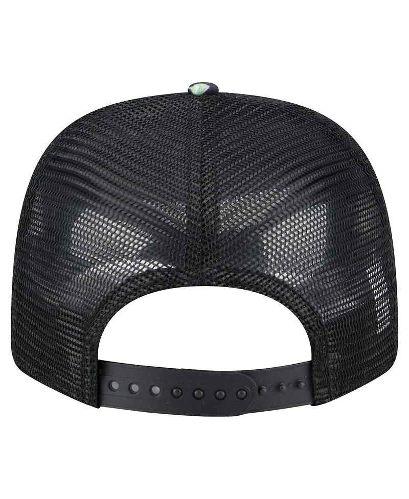 New Era Men's Black St. Louis Cardinals Adventure Drinks Pattern 9SEVENTY Stretch-Snap Hat