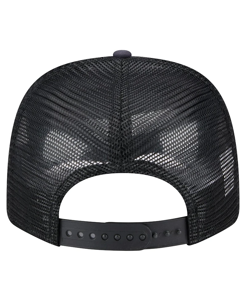 New Era Men's Navy/Black New England Patriots Adventure Drinks Pattern 9SEVENTY Stretch-Snap Hat