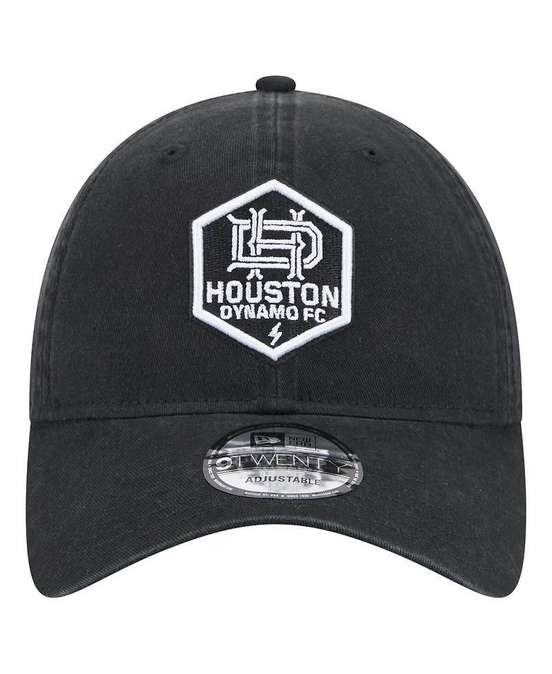 New Era Men's Black Houston Dynamo Fc 2025 Kickoff 9TWENTY Adjustable Hat