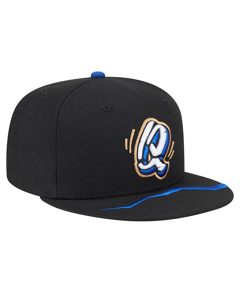 New Era Men's Black Rancho Cucamonga Quakes Authentic Collection 59FIFTY Fitted Hat