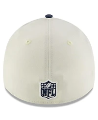 New Era Men's Cream/Navy Dallas Cowboys 2025 Nfl Draft 39THIRTY Flex Hat