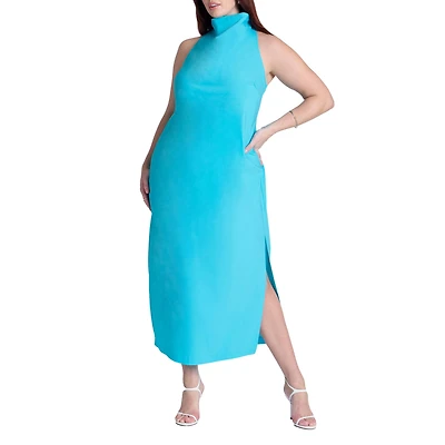 Eloquii Women's High Neck Dress