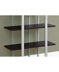 Metal 4-Tier Bookshelf – Open Shelving Unit for Home or Office