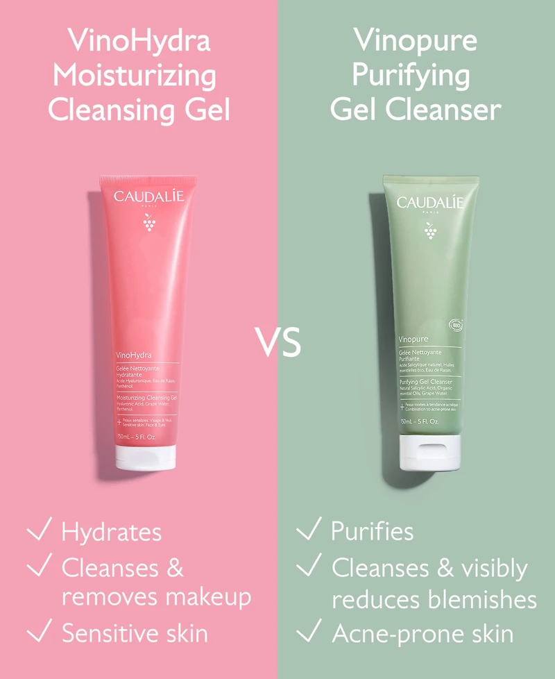 Caudalie VinoHydra Moisturizing Cleansing Gel, 5 oz.