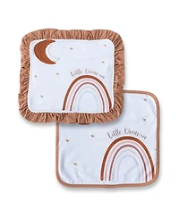 Earth Baby Outfitters Boys and Girls 2-Pack Luxe Security Blanket Set