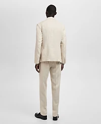Mango Men's Salerno Linen Slim-Fit Suit Blazer