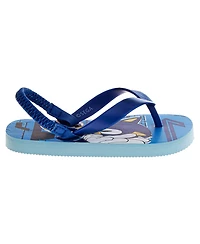 Sonic The Hedgehog Toddler Boys Slip On Flip Flop Slippers