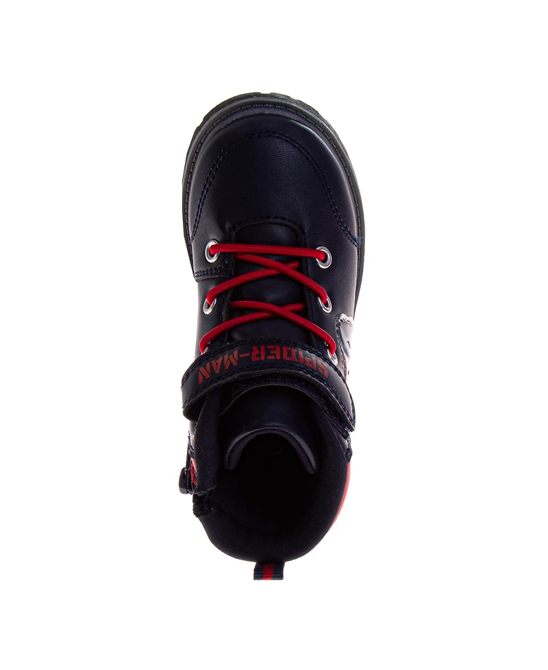 Spider-Man Toddler Boys Hook and Loop Casual Boots