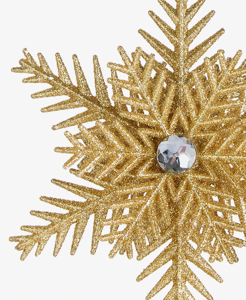 Holiday Lane Blessed Gold-Tone Snowflake Ornament, Macy's Exclusive