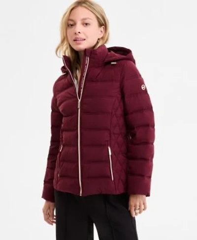 Michael Michael Kors Womens Hooded Packable Puffer Coat Exclusively At Macys P Xxs Xxl