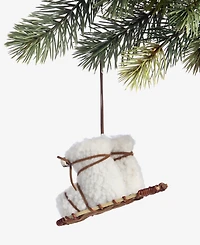 Holiday Lane Nordic Wonderland Snowshoes Ornament, Macy's Exclusive