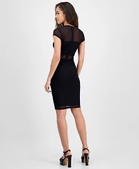 Guess Women's Gracey Mesh Bodycon Dress