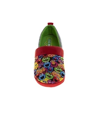 Sesame Street Toddler Girls and Boys All Your Friends Dual Sizes Slippers
