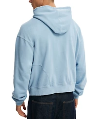 Cotton On Men's Cropped Zip Up Hoodie