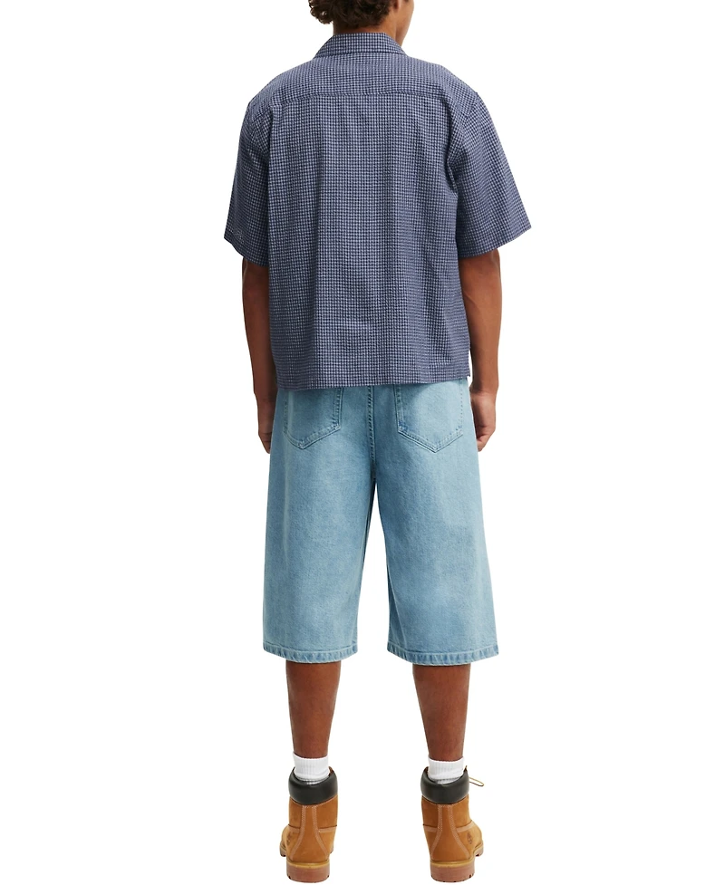Cotton On Men's Super Baggy Jean Shorts