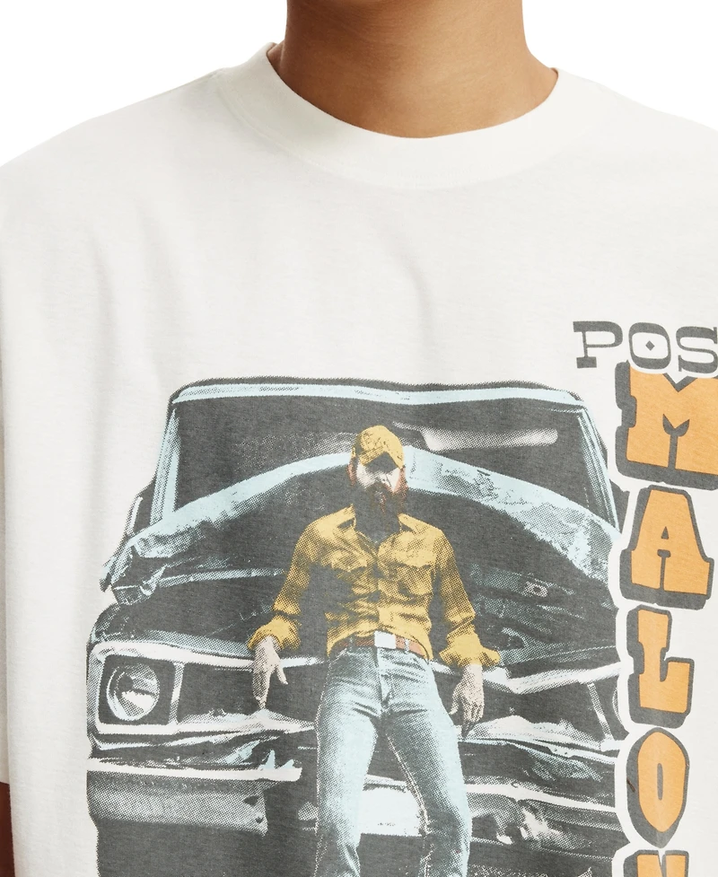 Cotton On Men's Box Fit Premium Music T-Shirt
