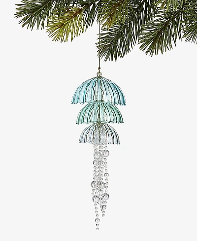 Holiday Lane Seaside Jellyfish Tiered Beaded Ornament, Macy's Exclusive