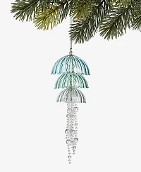Holiday Lane Seaside Jellyfish Tiered Beaded Ornament, Macy's Exclusive