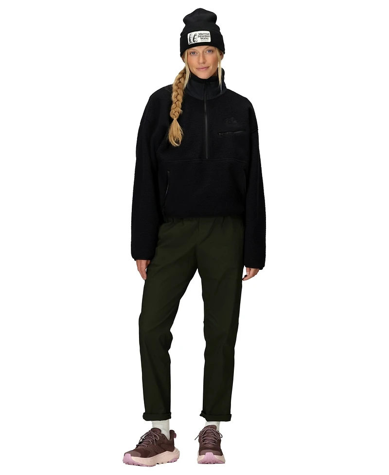 Marmot Women's Collared Zip-Front Fleece Sweatshirt