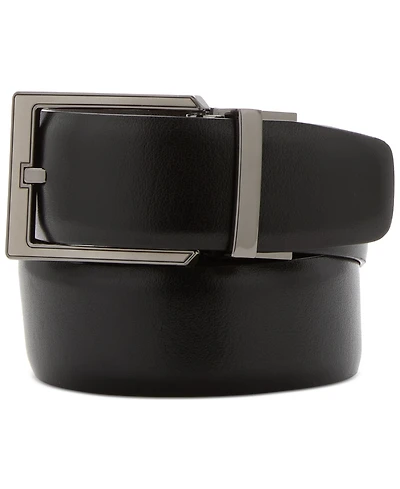 Perry Ellis Portfolio Men's Navy Reversible Belt