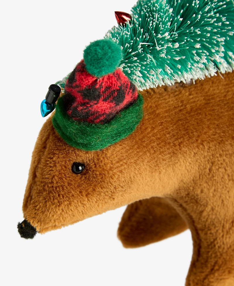 Holiday Lane Tiny Tidings Tree-Toting Bear Ornament, Macy's Exclusive
