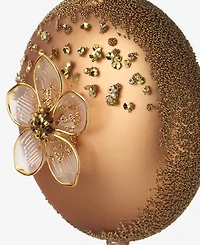 Holiday Lane Berry Tones Tasseled Gold Disk Ornament, Macy's Exclusive