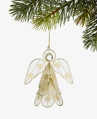Holiday Lane Blessed Gold-Tone Angel Ornament, Macy's Exclusive