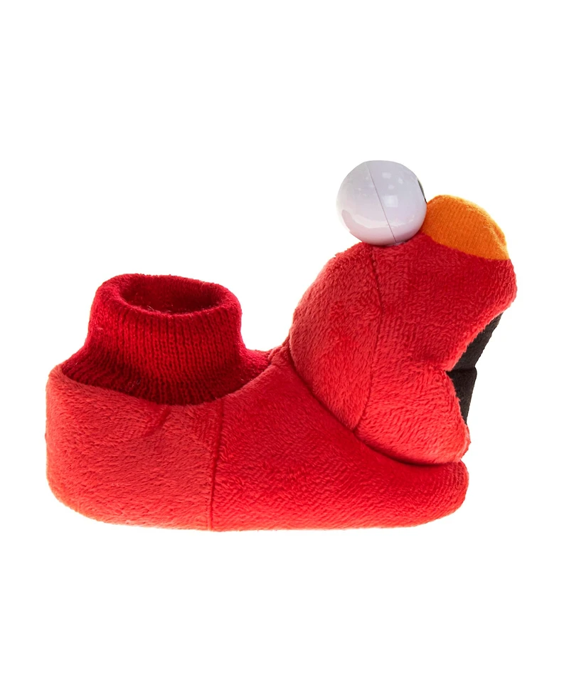 Sesame Street Toddler Boys and Girls Happy Elmo Dual Sizes Slippers